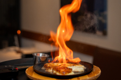 Flaming Saganaki